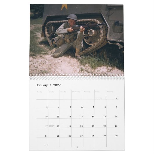 Calendrier de 2ÈME GUERRE MONDIALE - 2013 (Jan 2027)