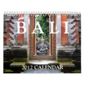 Calendrier de Bali 2012 (Protection)