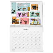 Calendrier de "bandes dessinées de dimanche" du (Mar 2026)