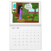 Calendrier de "bandes dessinées de dimanche" du (Mar 2027)