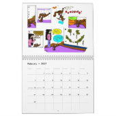Calendrier de "bandes dessinées de dimanche" du (Feb 2027)