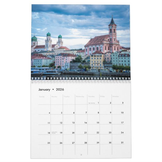 Calendrier de Bavière 2025 (Jan 2026)