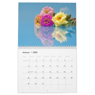 Calendrier de beauté florissante