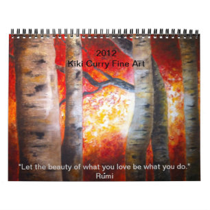 Calendrier de beaux-arts par le cari 2012 de