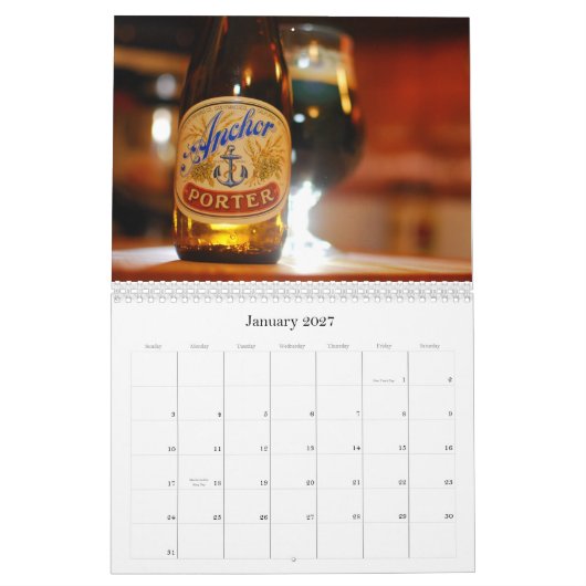 Calendrier de bière de 2015 métiers (Jan 2027)