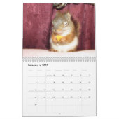 Calendrier de Bluster l'écureuil roux 2026 (Feb 2027)