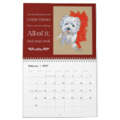 Calendrier de Borgo's The Artural Westie 2023 (Feb 2027)