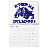 Calendrier de bouledogues d'Athènes (Mar 2027)