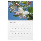 CALENDRIER DE BUREAU BOTANIQUE Fleurs Cadeaux Bure (Mar 2027)