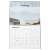 Calendrier de bureau minimal pour une planificatio (Jan 2027)