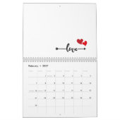 CALENDRIER DE BUREAU PHOTO PERSONNALISÉ 2026 (Feb 2027)