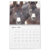 Calendrier de Burro et de cheval (Feb 2026)