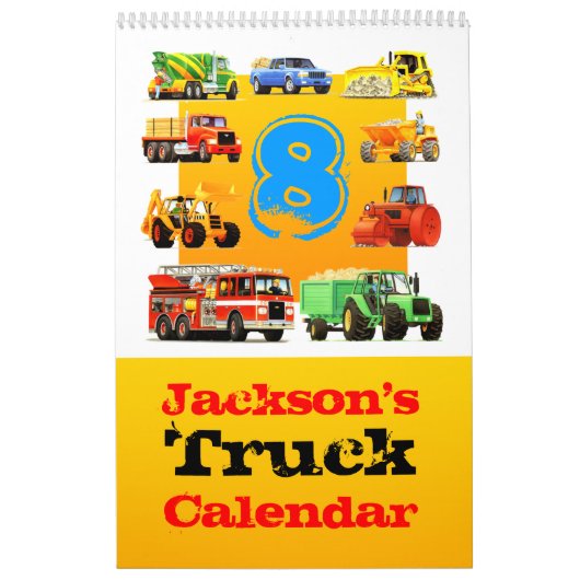 Calendrier de camion de 8ème anniversaire de (Protection)