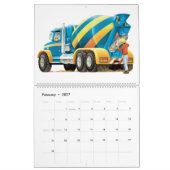 Calendrier de camion de construction de 2019 (Feb 2027)