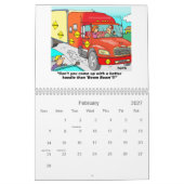 CALENDRIER DE CAMIONNAGE DE BANDE DESSINÉE (Feb 2027)