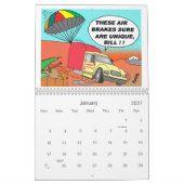 CALENDRIER DE CAMIONNAGE DE BANDE DESSINÉE (Jan 2027)