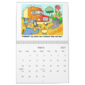 CALENDRIER DE CAMIONNAGE DE BANDE DESSINÉE (Mar 2027)
