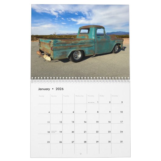Calendrier de camions 2 (Jan 2026)