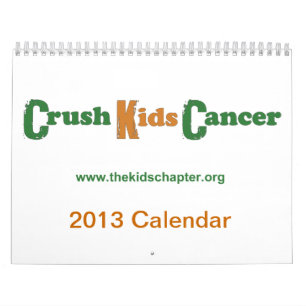 Calendrier de Cancer de 2013 enfants d'écrasement