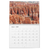 Calendrier de canyon de Bryce (Mar 2027)