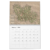 Calendrier de cartographie d'îles britanniques (Feb 2026)