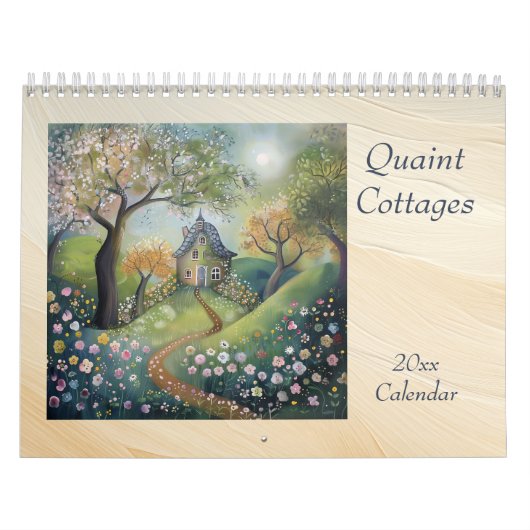 Calendrier de charmants cottages dans les bois (Protection)