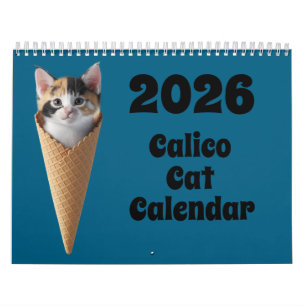 Calendrier de chat calico