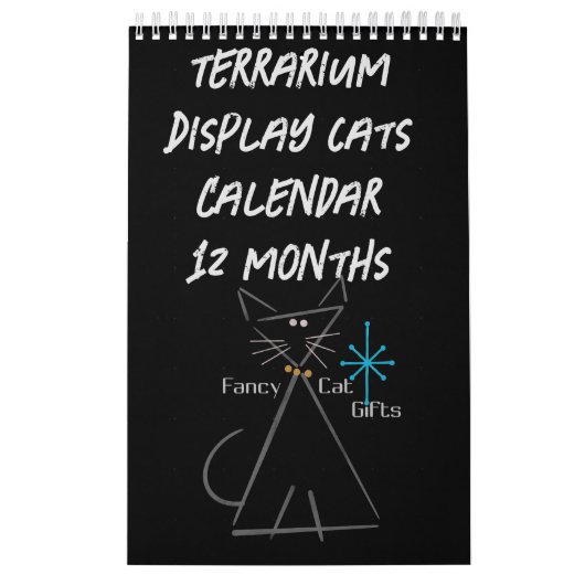 Calendrier de chat d'affichage de terrarium (Protection)