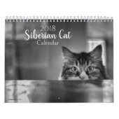Calendrier de chat de 2018 Sibériens (Protection)