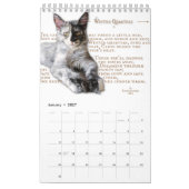 Calendrier de chat Maine Coon 2026 (Jan 2027)