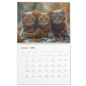 Calendrier de chat - Meow (Jan 2026)