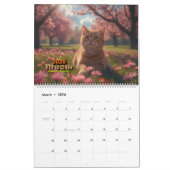 Calendrier de chat - Meow - Conçu pour la mise en  (Mar 2026)