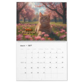 Calendrier de chat - Meow - Conçu pour la mise en  (Mar 2027)