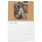 Calendrier de chat siamois par BihRle (Feb 2027)