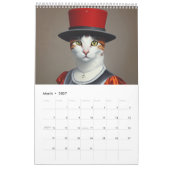 Calendrier de chats félins (Mar 2027)