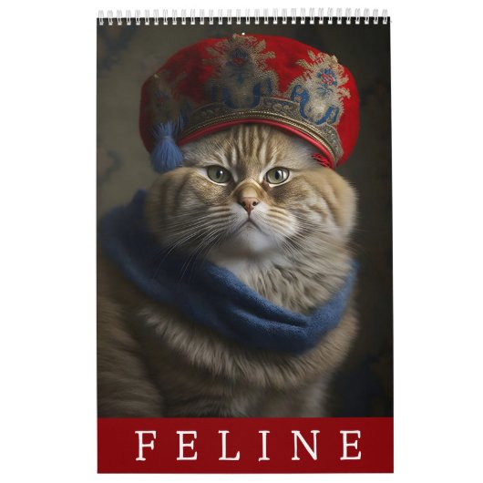 Calendrier de chats félins (Protection)