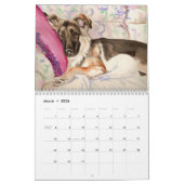 Calendrier de chien de berger allemand (Mar 2026)