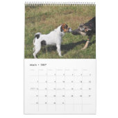 Calendrier de chien de Jack Russell Terrier de (Mar 2027)