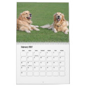 Calendrier de chiens mignons (Feb 2027)