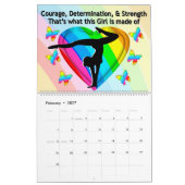 CALENDRIER DE CITATION DE GYMNAST 24 MOIS (Feb 2027)