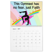 CALENDRIER DE CITATION DE GYMNAST 24 MOIS (Mar 2027)