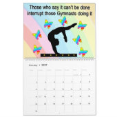 CALENDRIER DE CITATION DE GYMNAST 24 MOIS (Jan 2027)