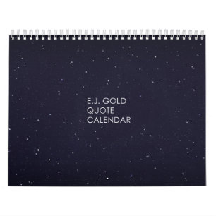 Calendrier de citations E.J. Gold