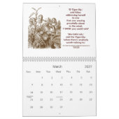 Calendrier de citations et d'images d'aventure du (Mar 2027)