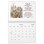 Calendrier de citations et d'images d'aventure du (Mar 2026)