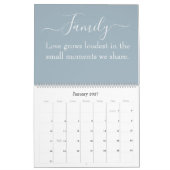 Calendrier de citations familiales 2026 (Jan 2027)