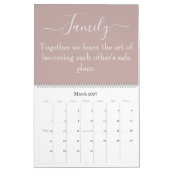 Calendrier de citations familiales 2026 (Mar 2027)