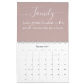 Calendrier de citations familiales 2026 (Jan 2027)