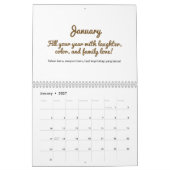 Calendrier de citations joyeuses 2026 (Jan 2027)