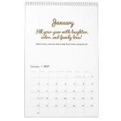 Calendrier de citations joyeuses 2026 (Jan 2027)